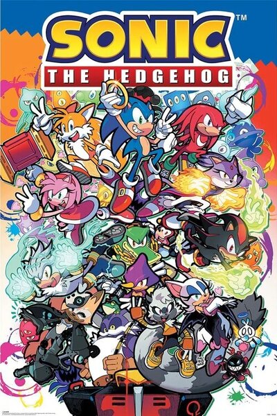 Plagát, Obraz - Sonic The Hedgehog - Sonic Comic Characters