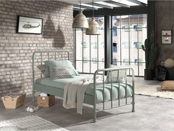 Zelená detská posteľ 90x200 cm Bronxx - Vipack