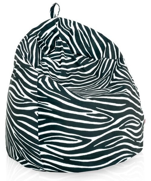 Sedací vak BAG Sako Design Zebra Veľkosť: L