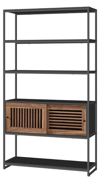 Regál Terra 180 cm v orechovej farbe