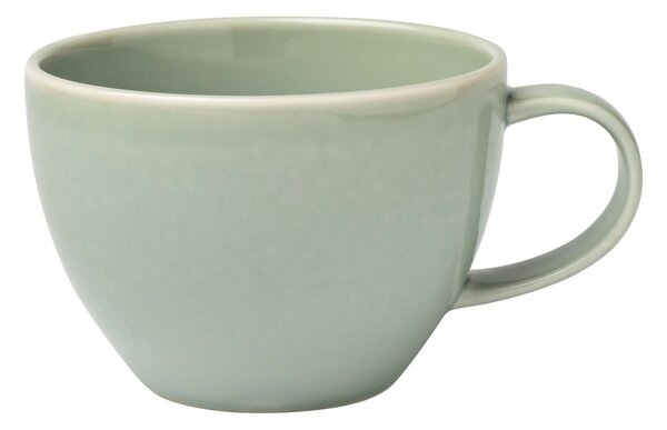 Tyrkysovomodrá porcelánová šálka na kávu Villeroy & Boch Like Crafted, 247 ml