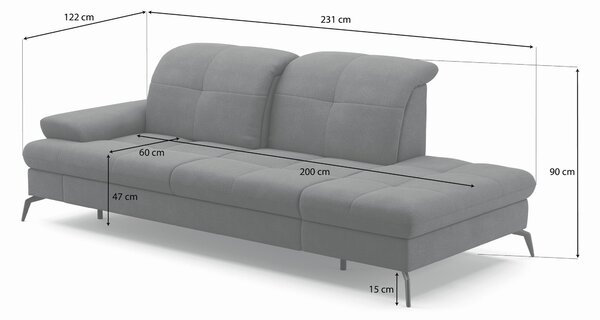 LEŇOŠKA, textil, krémová Sit & More - Online Only obývacie izby, Online Only