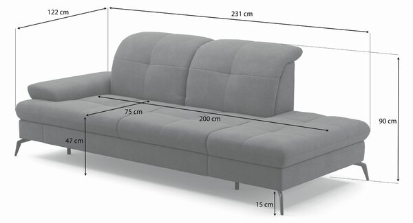 LEŇOŠKA, textil, krémová Sit & More - Online Only obývacie izby, Online Only