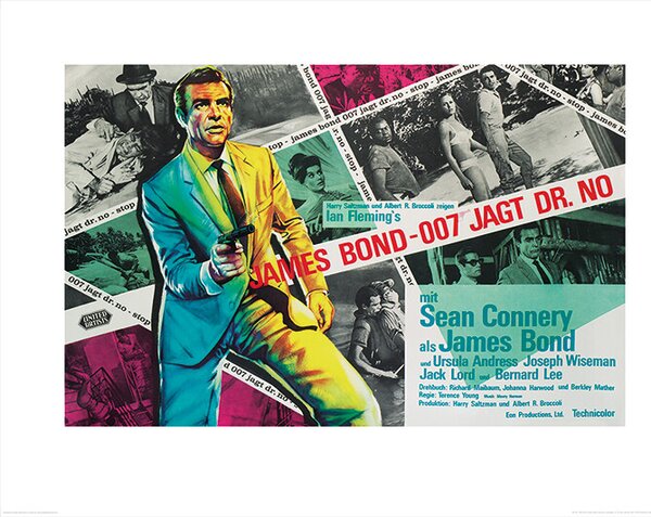 James Bond - Dr. No - Montage Obrazová reprodukcia, (60 x 80 cm)