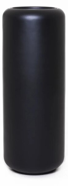 Okrúhly kvetináč MERA, sklolaminát, výška 90 cm, čierna