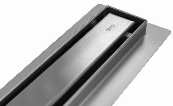 Odtokový žľab Rea Neo Slim Pro Nickel Brush INOX 50