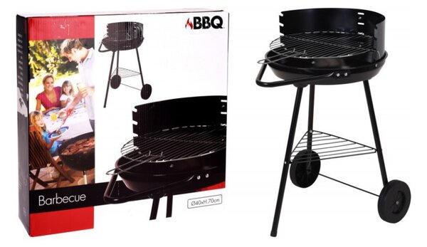 MAKRO - Gril okrúhly 51x45x70cm BBQ