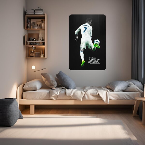 60x90cm Cristiano Ronaldo 2 - textilná nálepka na stenu
