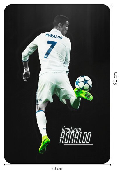 60x90cm Cristiano Ronaldo 2 - textilná nálepka na stenu