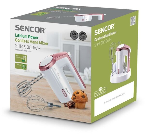 Sencor SHM 9000WH aku ručný šľahač