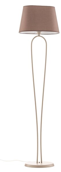 Stojaca lampa Zen, béžové tienidlo, výška 175 cm