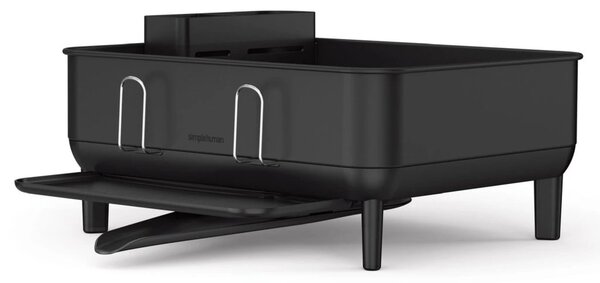 Simplehuman Odkvapkávač na riad Compact, oceľ, plast, FPP, čierna