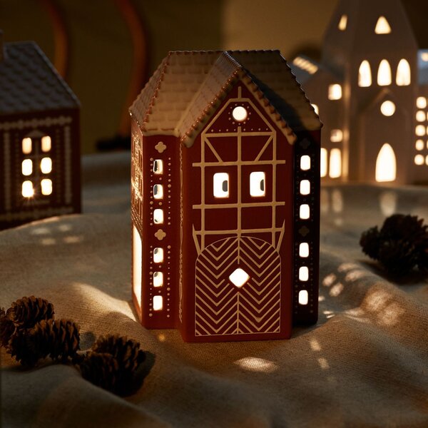 Porcelánový svietnik Gingerbread Lighthouse Large