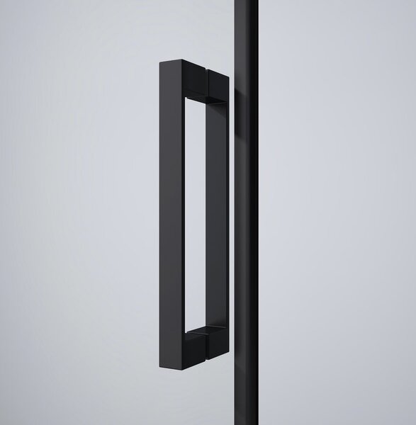 Gelco Gelco, DRAGON BLACK štvorcová sprchová zástena 800x800mm, rohový vstup, GD4280B-01