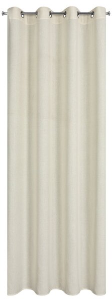 ZÁVES NA KRÚŽKOCH LIDIA 140X250 CM PRÍRODNÁ