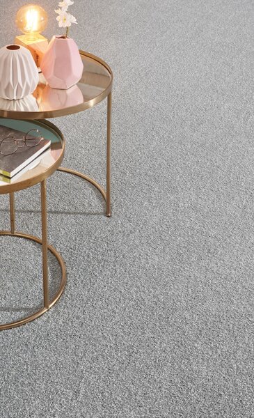 Lano , Metrážny koberec Bloom 860, na mieru, šíře 4m,5m, šedá, ab (mriežka), chodba / predsieň