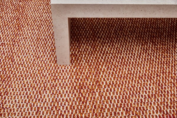 Diamond Carpets India , Ručne viazaný kusový koberec Fire Agate DE 4619 Orange Mix, 120x170, oranžová, obývacia izba