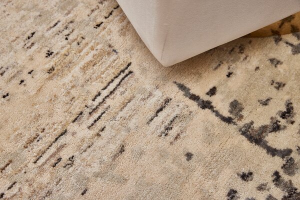 Diamond Carpets India , Ručne viazaný kusový koberec Relic DESP HK21, 80x150, béžová, obývacia izba