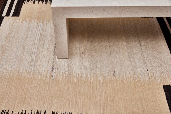 Diamond Carpets India , Ručne viazaný kusový koberec Duskwood DESP P110 Coffee Mix, 80x150, hnedá, obývacia izba