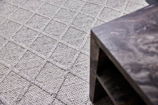 Diamond Carpets India , Ručne viazaný kusový koberec Old Town DE 3210 Grey Mix, 80x150, šedá, obývacia izba