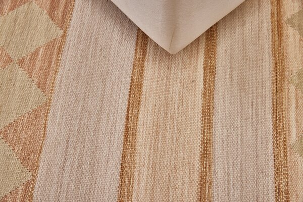 Diamond Carpets India , Ručne viazaný kusový koberec Cosmati DESP P121 Beige Mix, 80x150, béžová, chodba / predsieň
