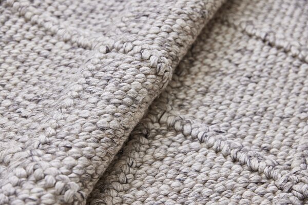 Diamond Carpets India , Ručne viazaný kusový koberec Old Town DE 3210 Grey Mix, 80x150, šedá, obývacia izba