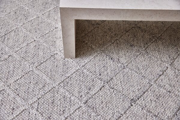 Diamond Carpets India , Ručne viazaný kusový koberec Old Town DE 3210 Grey Mix, 80x150, šedá, obývacia izba
