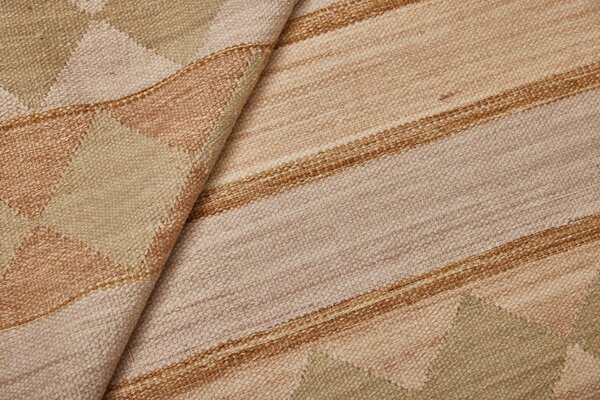 Diamond Carpets India , Ručne viazaný kusový koberec Cosmati DESP P121 Beige Mix, 80x150, béžová, chodba / predsieň