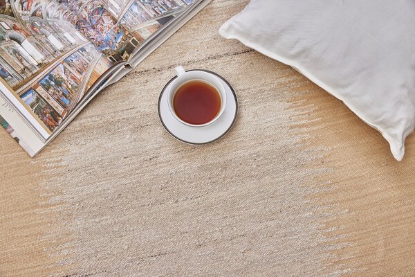 Diamond Carpets India , Ručne viazaný kusový koberec Duskwood DESP P110 Coffee Mix, 80x150, hnedá, obývacia izba