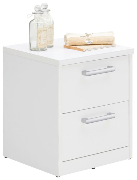 NOČNÝ STOLÍK, biela, 38/46/36 cm Xora - Obývacie zostavy
