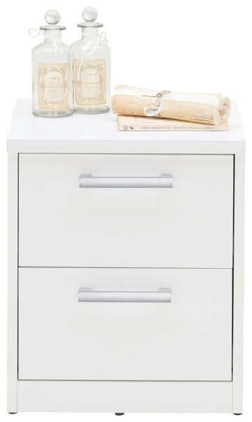 NOČNÝ STOLÍK, biela, 38/46/36 cm Xora - Obývacie zostavy