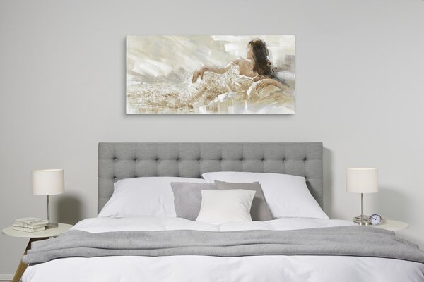 OLEJOMAĽBA, ženy, 150/70 cm Monee - Obrazy
