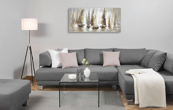 OLEJOMAĽBA, pláž a more, 150/70 cm Monee - Obrazy