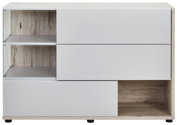 KOMODA, sivá, farba duba, 120/77/40 cm MID.YOU - Komody, Online Only