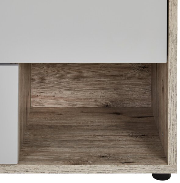 KOMODA, sivá, farba duba, 120/77/40 cm MID.YOU - Komody, Online Only