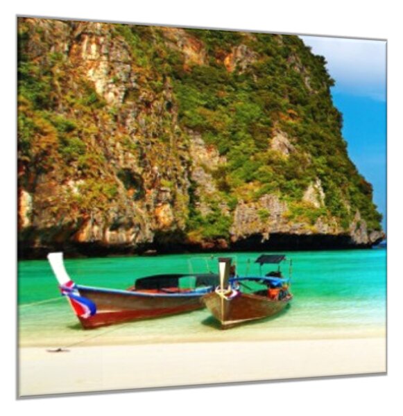 Obraz sklenený pláž Thajsko - 40 x 40 cm
