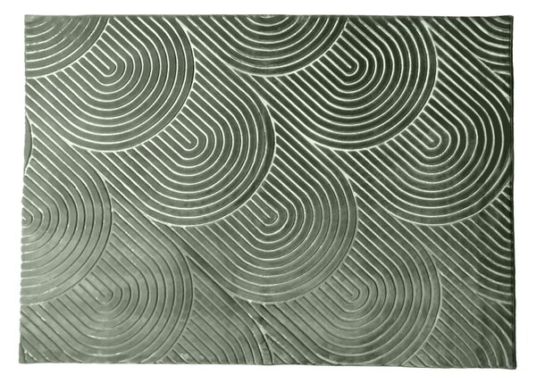 KONDELA Koberec, zelená-sage, 150x200, LUVRE