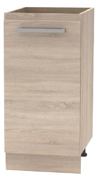 KONDELA Spodná skrinka 40 1DV, dub sonoma, NOVA PLUS NOPL-054-0S