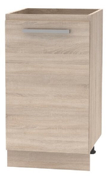 KONDELA Spodná skrinka 45 1DV, dub sonoma, NOVA PLUS NOPL-063-0S