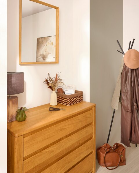 KOMODA, divoký dub, divoký dub, 105/86/45 cm Linea Natura - Komody