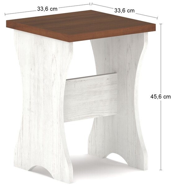 Taburetka (2 ks) Dafne S - čerešňa portofino / sosna Andersen