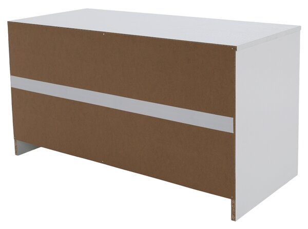 KONDELA Organizér s úložnými boxami, biela, TRIMAL