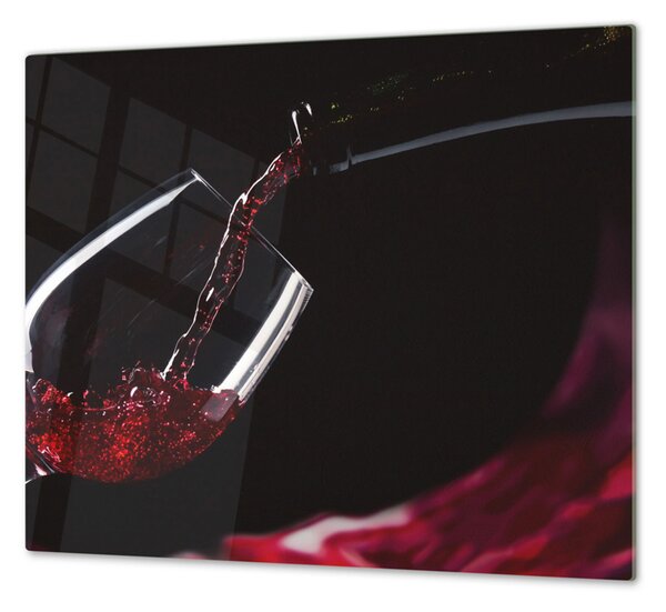 Ochranná doska pohára červeného vína - 55x55cm / NE