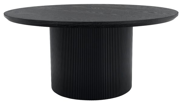 KONDELA Konferenčný stolík, čierna, priemer 80 cm, MAHIR TYP 2