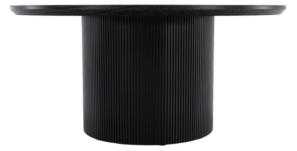 KONDELA Konferenčný stolík, čierna, priemer 80 cm, MAHIR TYP 2