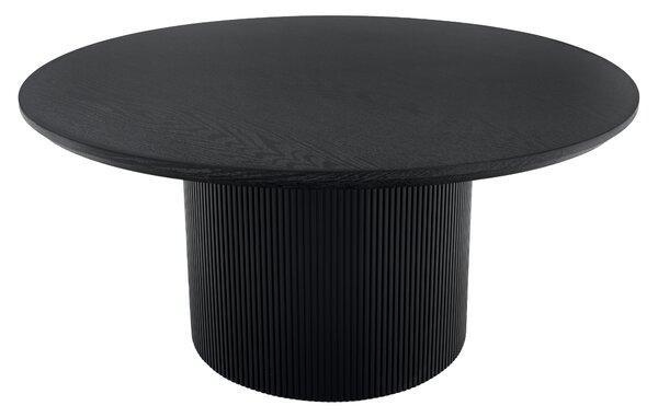 KONDELA Konferenčný stolík, čierna, priemer 80 cm, MAHIR TYP 2