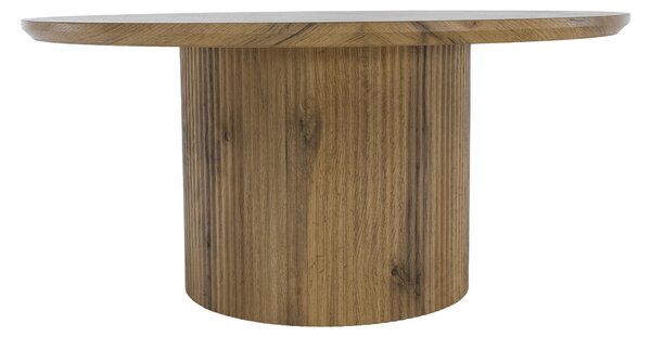 KONDELA Konferenčný stolík, dub, priemer 80 cm, MAHIR TYP 2