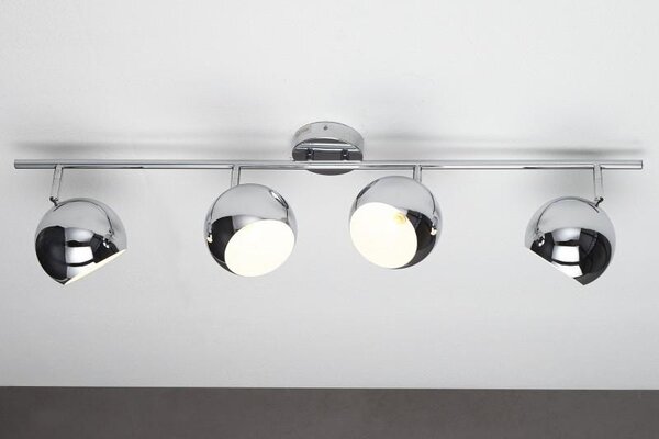 Invicta Interior - Moderné stropné svietidlo BUBBLE 15 cm strieborné chrómové