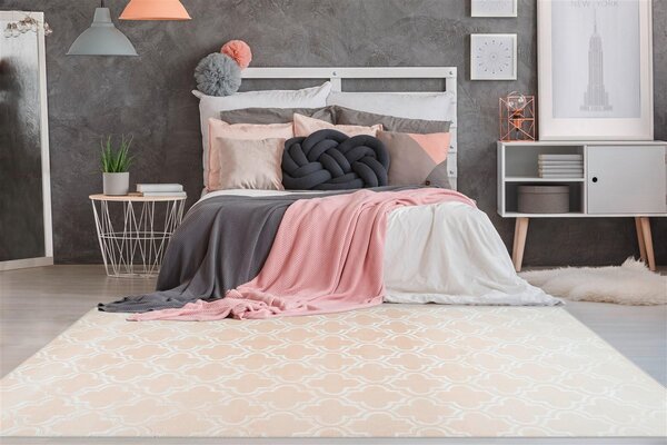 PLOCHO TKANÝ KOBEREC, 120/170 cm krémová - Online Only bytové doplnky, Online Only