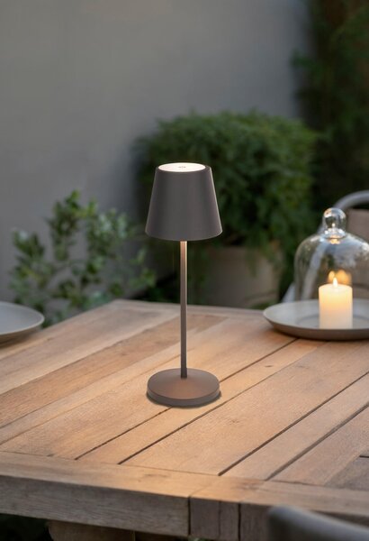NABÍJATEĽNÁ STOLNÁ LAMPA 11/35 cm Novel - Vonkajšie osvetlenie